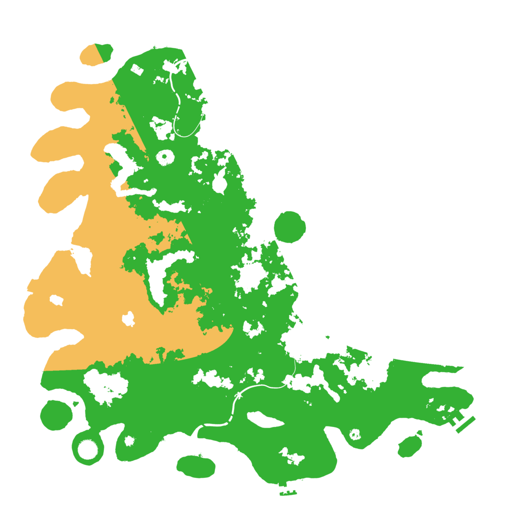 Biome Rust Map: Procedural Map, Size: 4500, Seed: 362116349