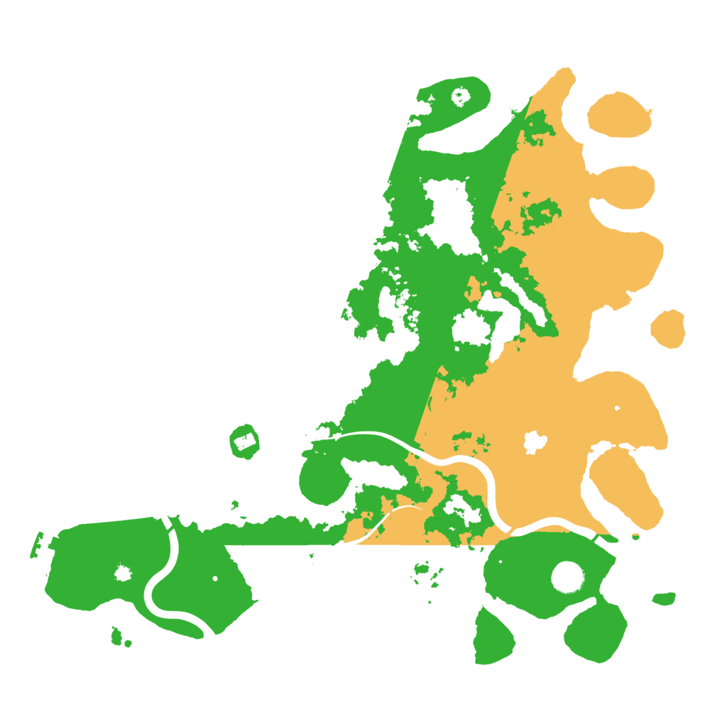 Biome Rust Map: Procedural Map, Size: 4000, Seed: 458563159