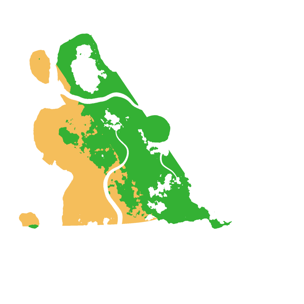 Biome Rust Map: Procedural Map, Size: 3000, Seed: 20983