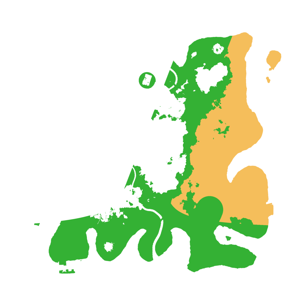 Biome Rust Map: Procedural Map, Size: 3000, Seed: 2013379712