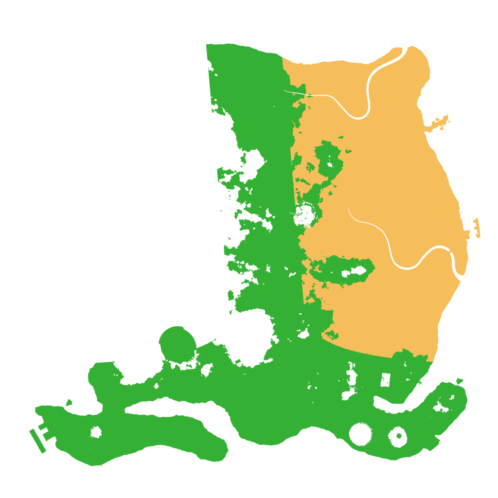 Biome Rust Map: Procedural Map, Size: 3888, Seed: 1441133105