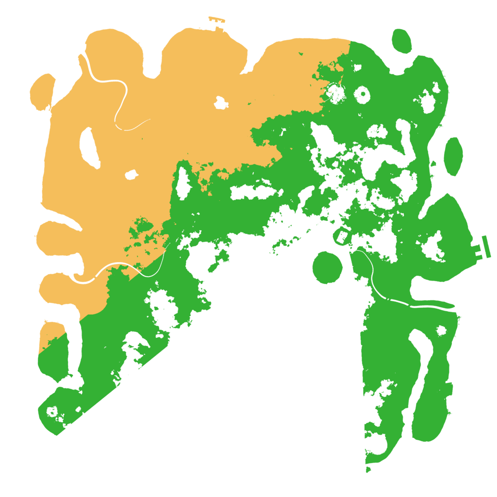 Biome Rust Map: Procedural Map, Size: 4500, Seed: 1143698050