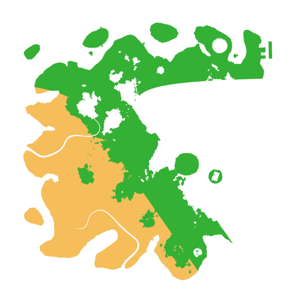 Biome Rust Map: Procedural Map, Size: 3500, Seed: 2091703872