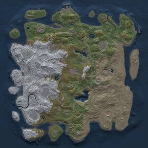 Thumbnail Rust Map: Procedural Map, Size: 4250, Seed: 371620402, 17 Monuments