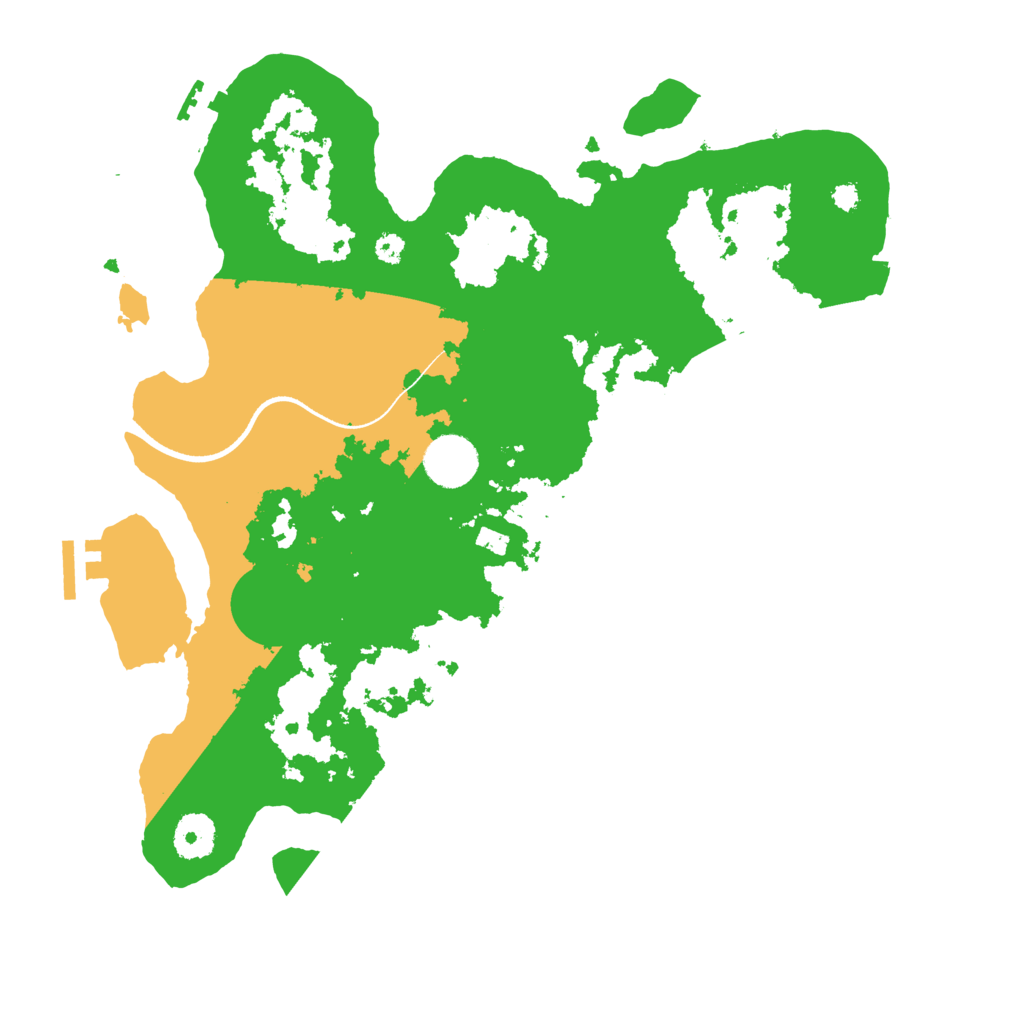 Biome Rust Map: Procedural Map, Size: 3500, Seed: 1864540713