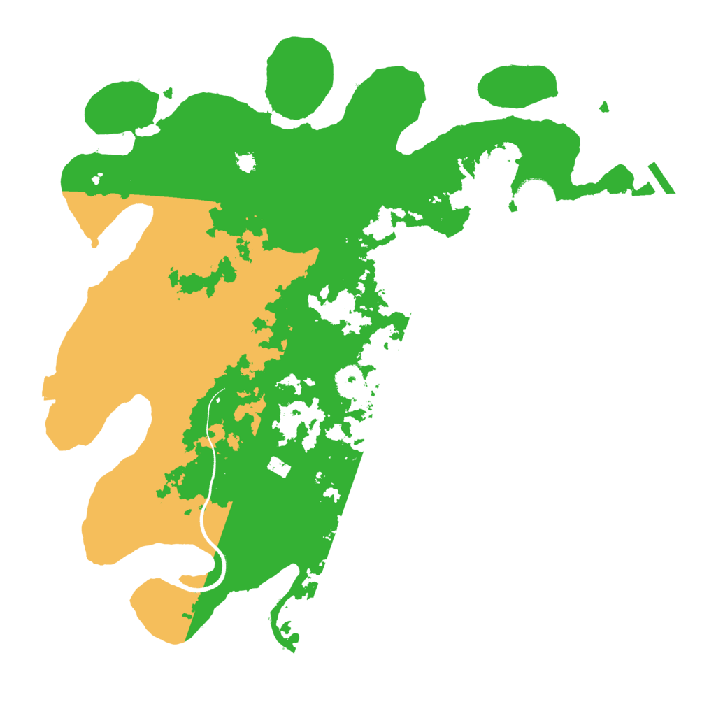 Biome Rust Map: Procedural Map, Size: 3500, Seed: 240925819