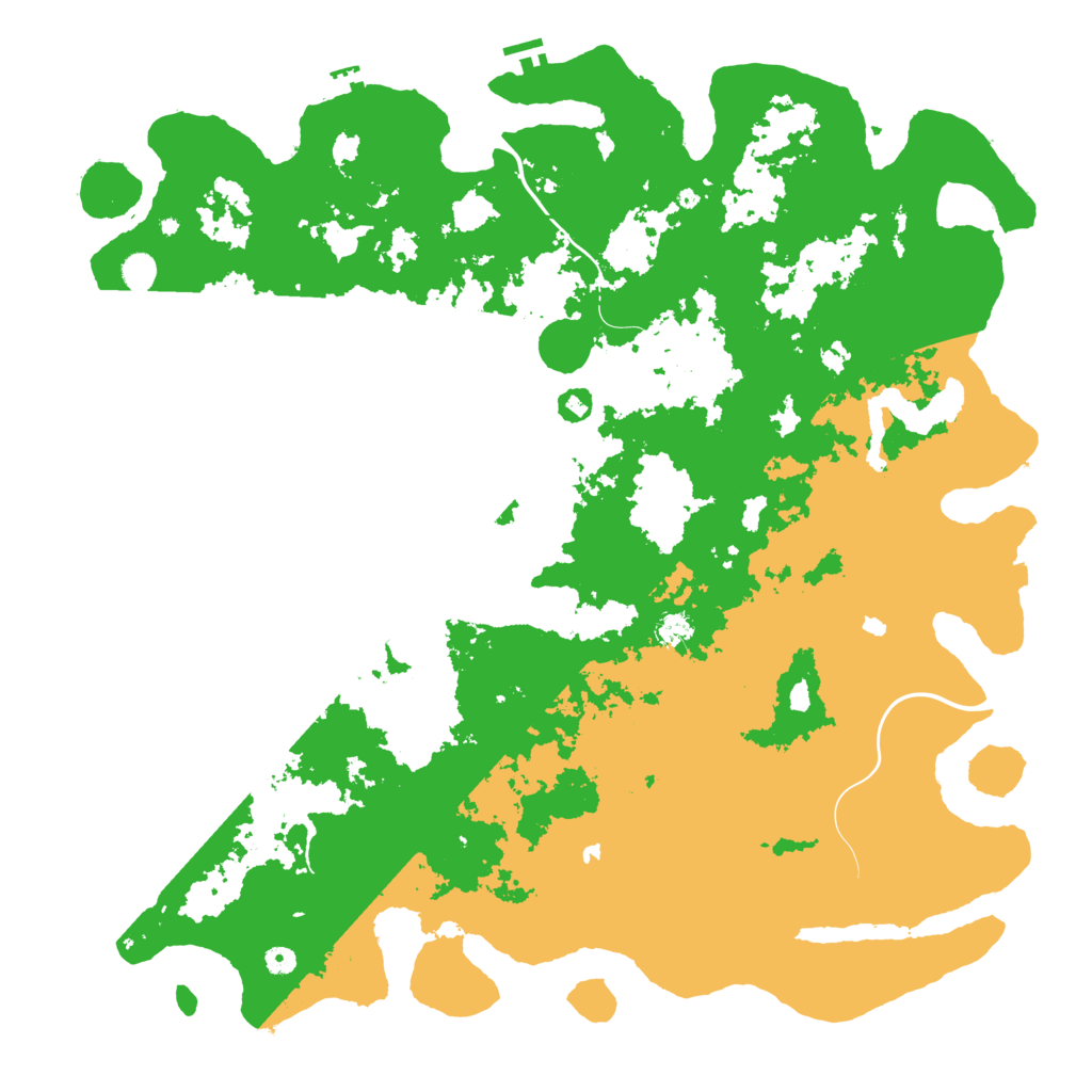 Biome Rust Map: Procedural Map, Size: 5500, Seed: 1172829671