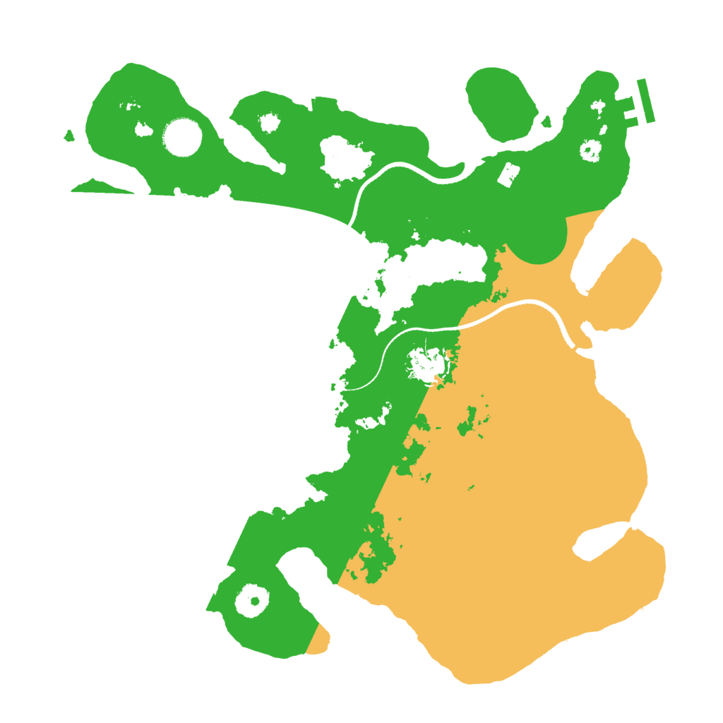 Biome Rust Map: Procedural Map, Size: 3300, Seed: 1016850160