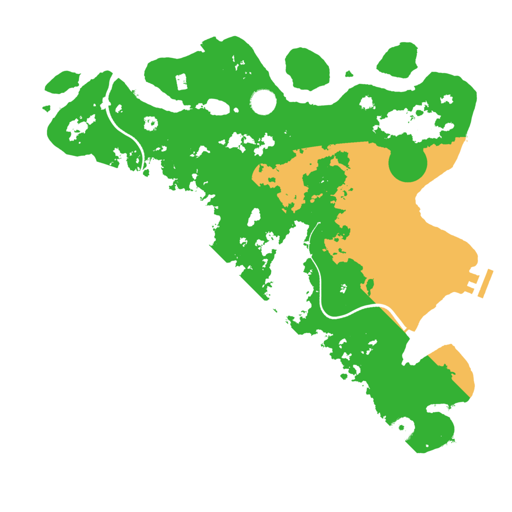 Biome Rust Map: Procedural Map, Size: 3500, Seed: 747746975