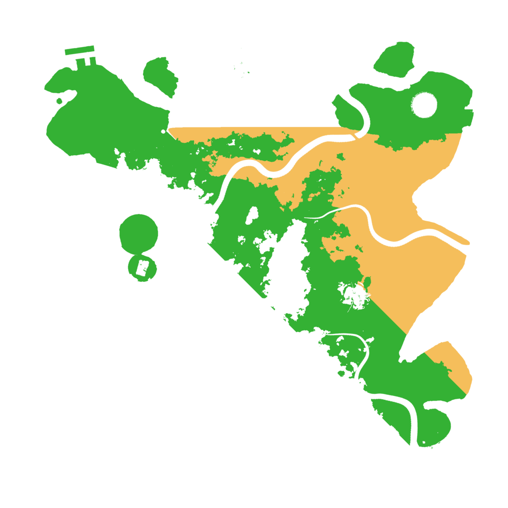 Biome Rust Map: Procedural Map, Size: 3500, Seed: 747746975