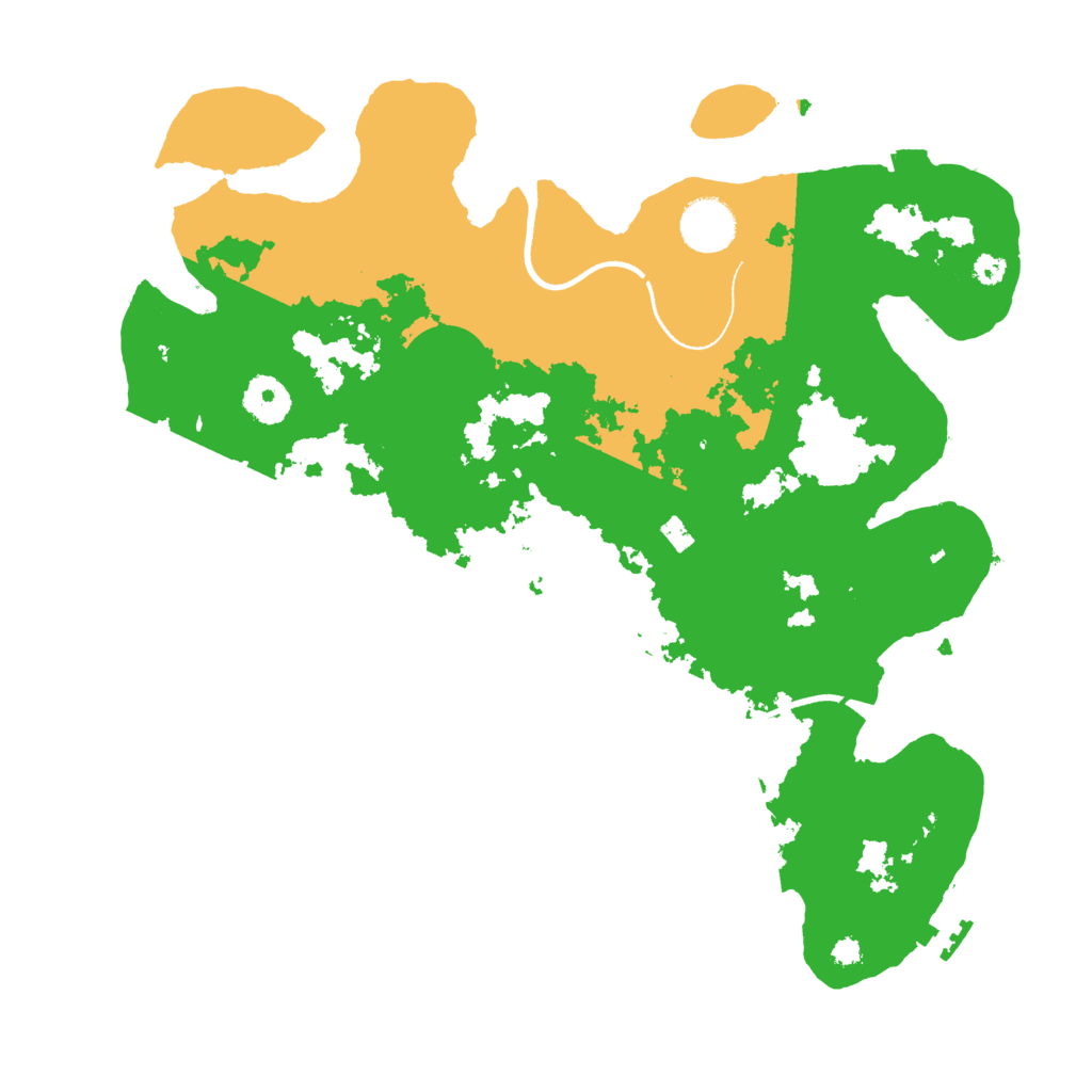 Biome Rust Map: Procedural Map, Size: 3500, Seed: 1557693925