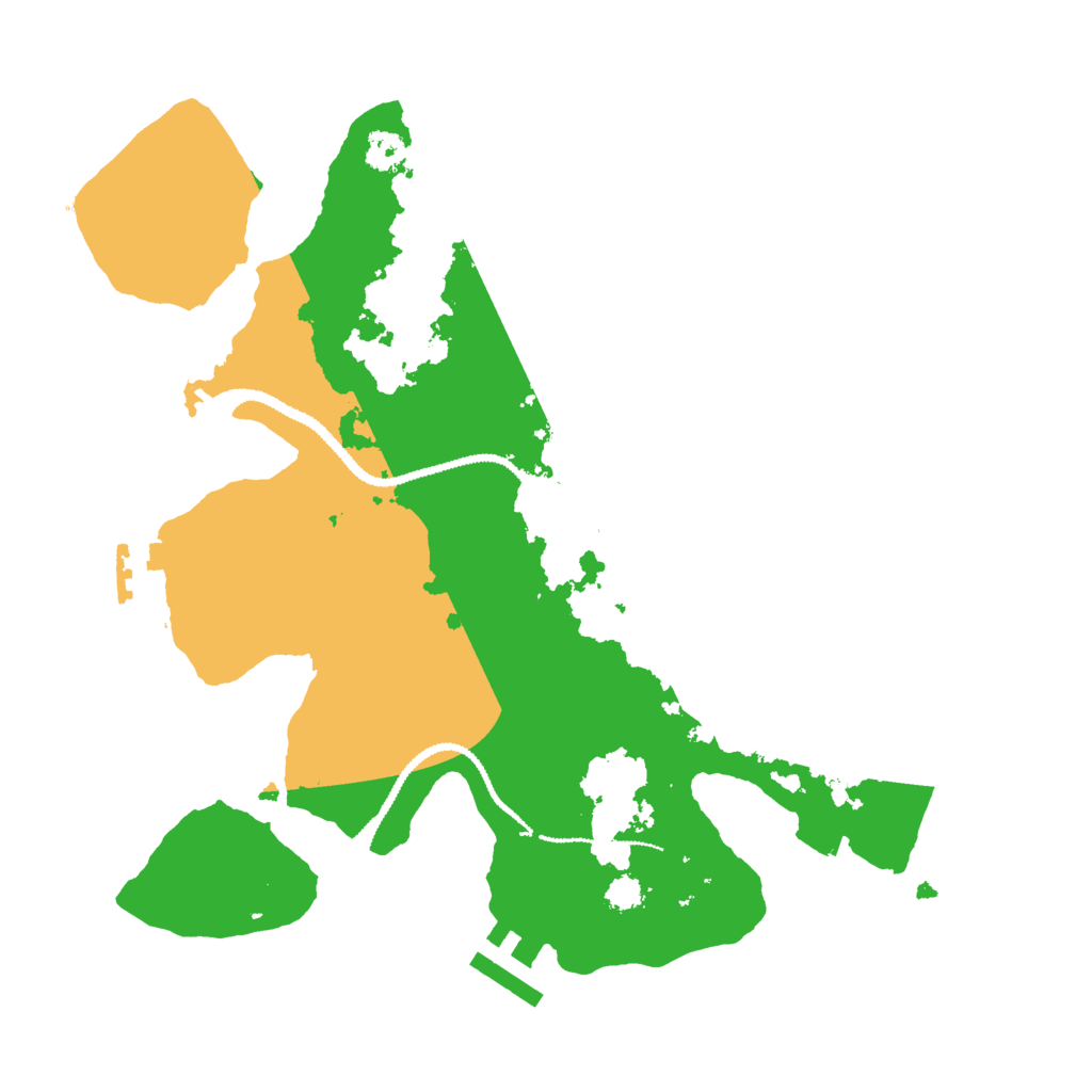 Biome Rust Map: Procedural Map, Size: 2800, Seed: 63758564