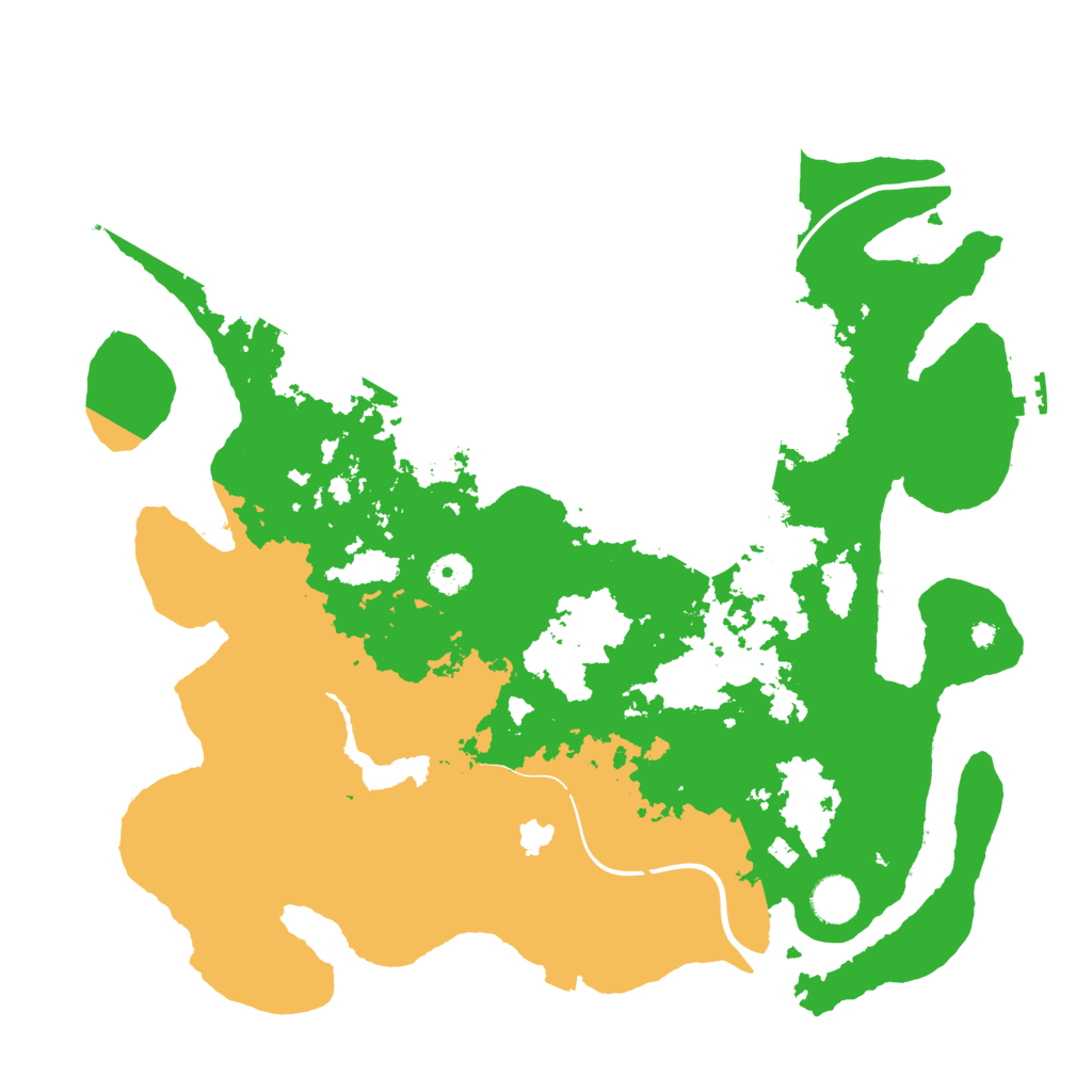 Biome Rust Map: Procedural Map, Size: 4000, Seed: 383531