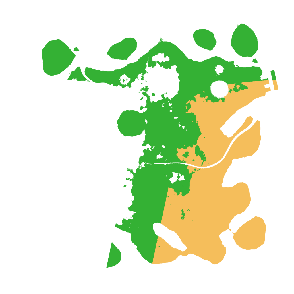 Biome Rust Map: Procedural Map, Size: 3000, Seed: 218759