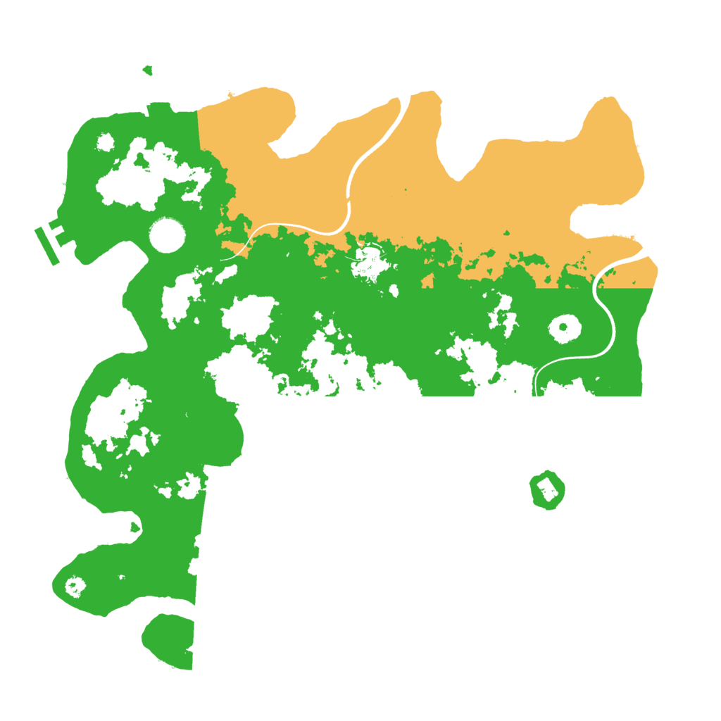 Biome Rust Map: Procedural Map, Size: 3600, Seed: 562