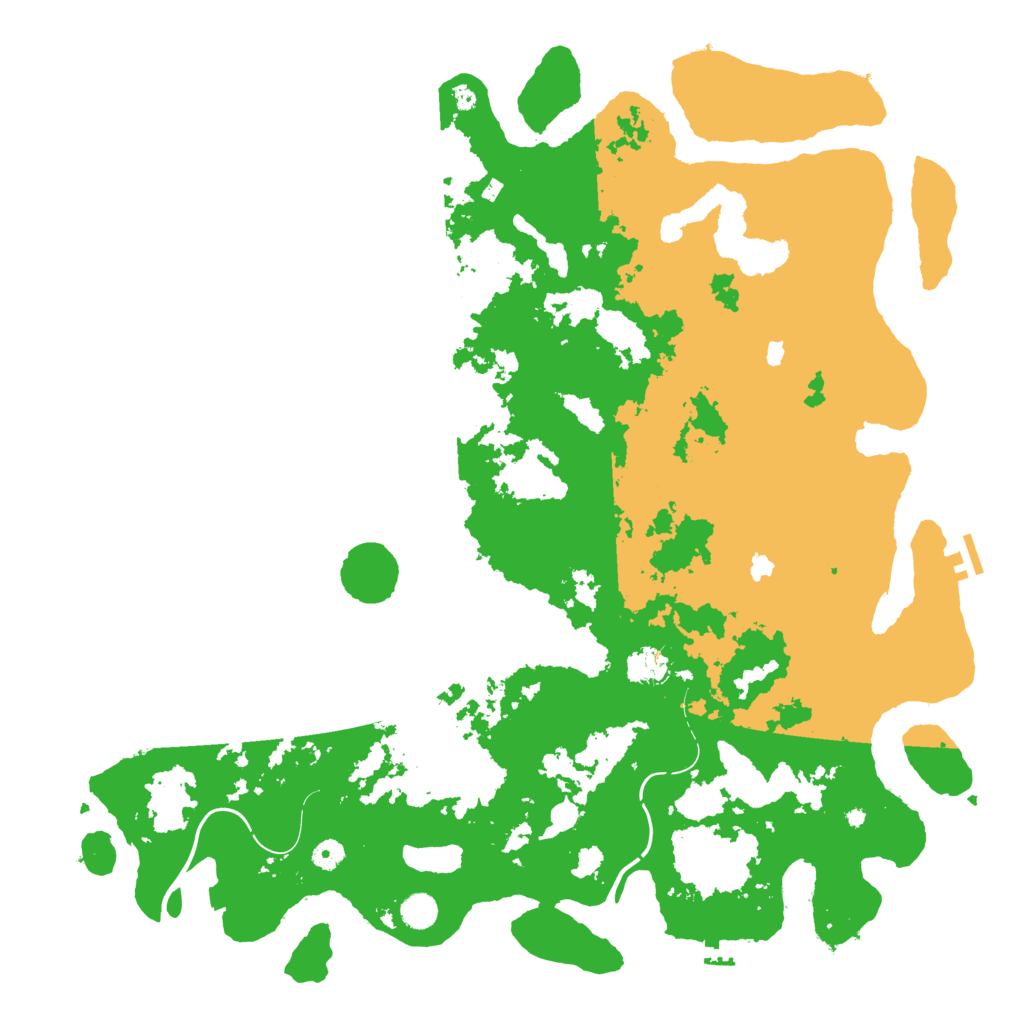 Biome Rust Map: Procedural Map, Size: 5000, Seed: 12121024