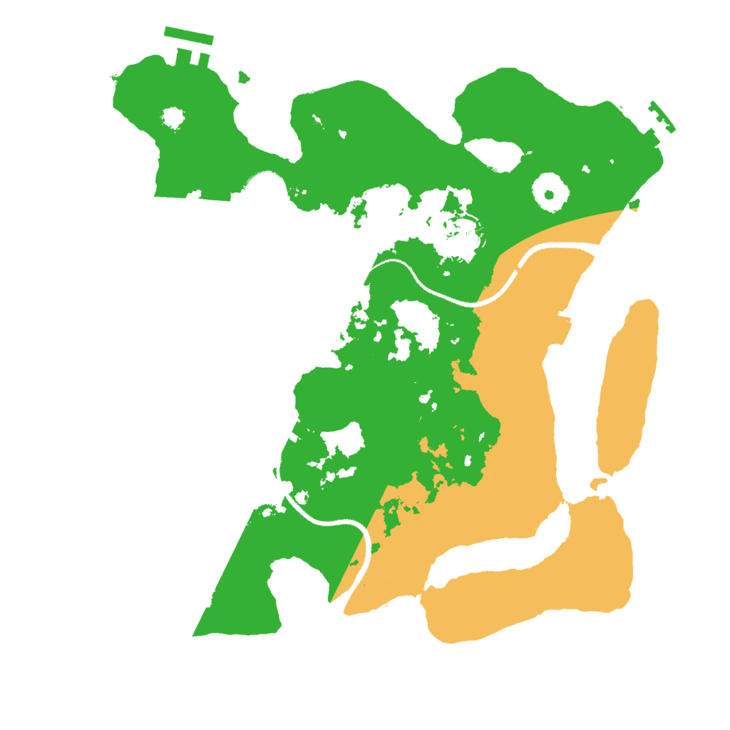 Biome Rust Map: Procedural Map, Size: 3000, Seed: 1827960