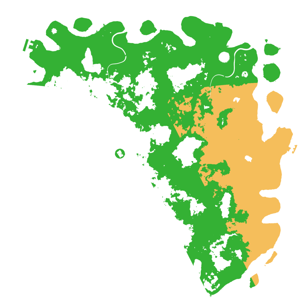 Biome Rust Map: Procedural Map, Size: 5000, Seed: 1983847