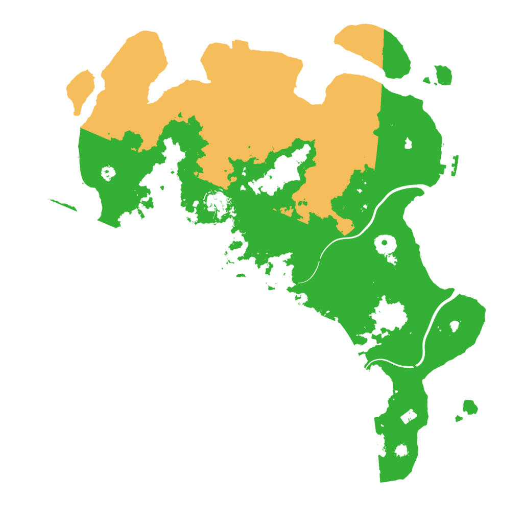 Biome Rust Map: Procedural Map, Size: 3750, Seed: 608284107