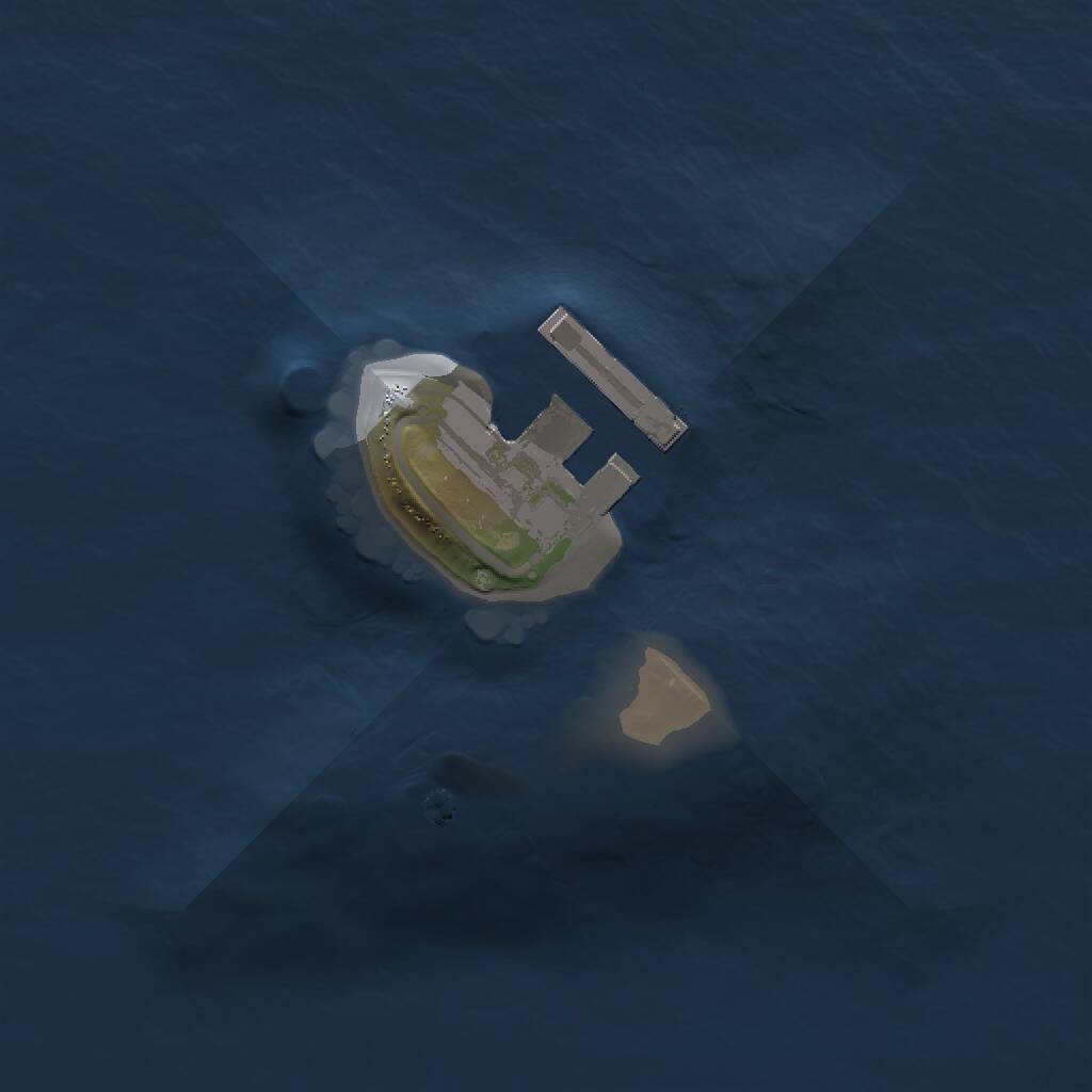 Rust Map: Procedural Map, Size: 1250, Seed: 441196255, 2 Monuments