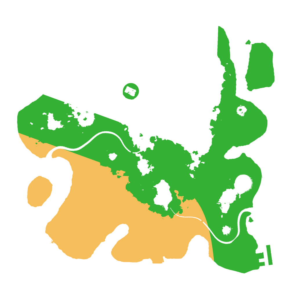 Biome Rust Map: Procedural Map, Size: 3000, Seed: 814369056