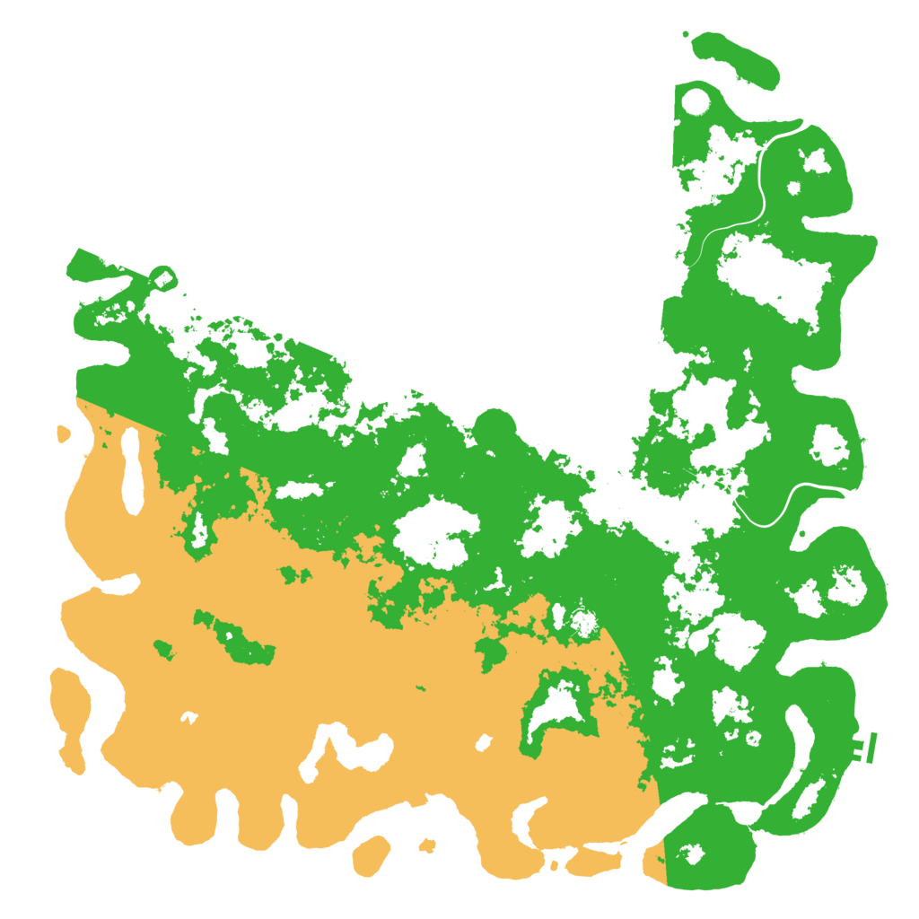 Biome Rust Map: Procedural Map, Size: 6000, Seed: 1347