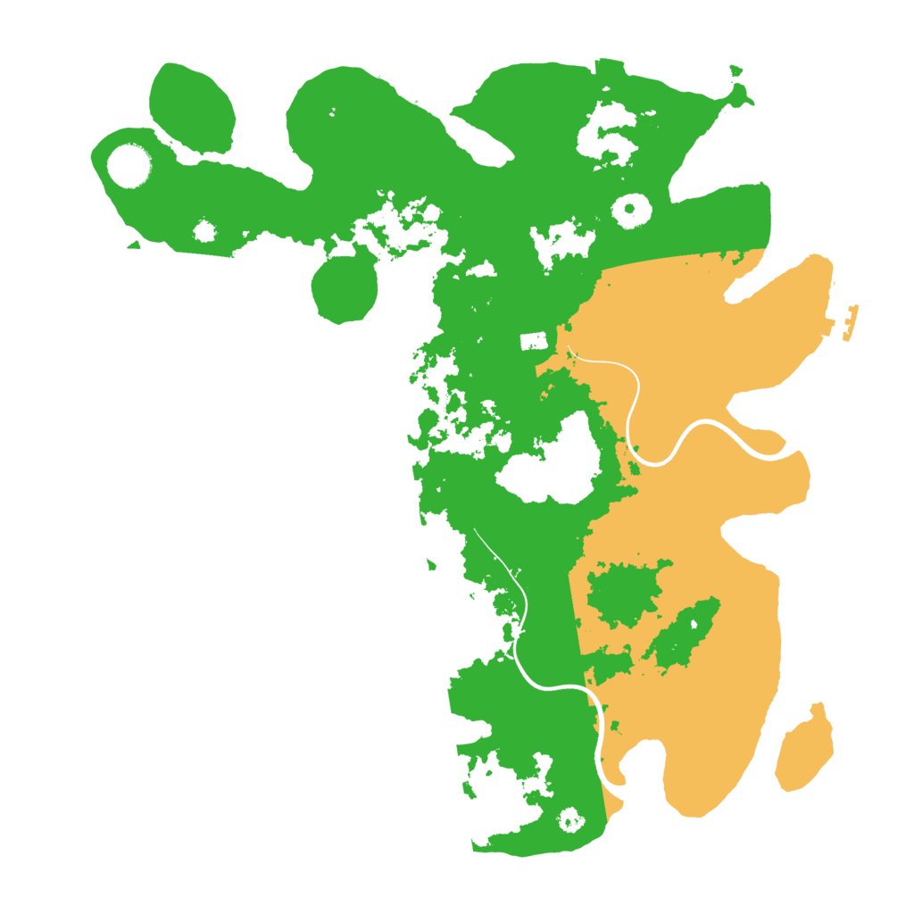 Biome Rust Map: Procedural Map, Size: 3700, Seed: 1659091418