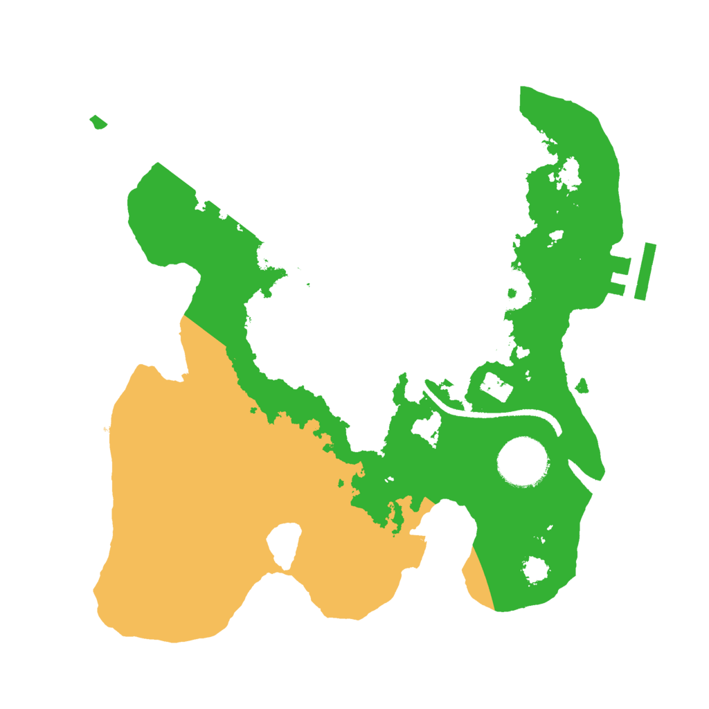 Biome Rust Map: Procedural Map, Size: 2500, Seed: 3226