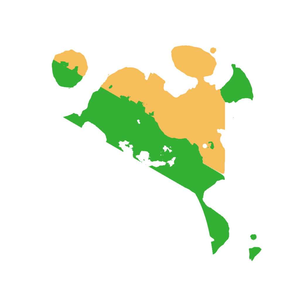 Biome Rust Map: Procedural Map, Size: 2000, Seed: 1614579631