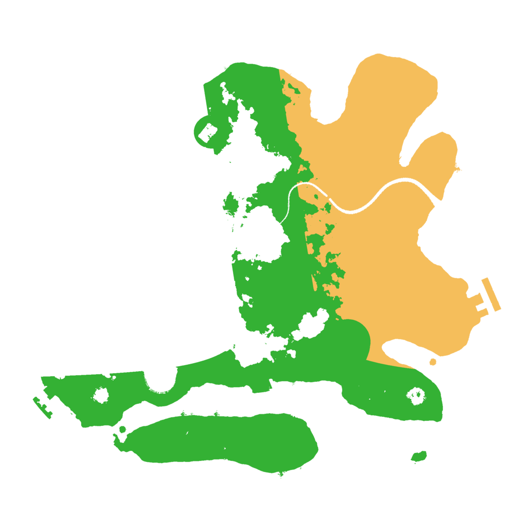 Biome Rust Map: Procedural Map, Size: 3000, Seed: 242584586