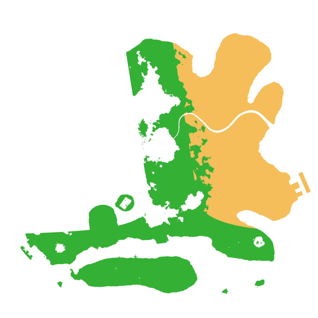 Biome Rust Map: Procedural Map, Size: 3000, Seed: 242584586