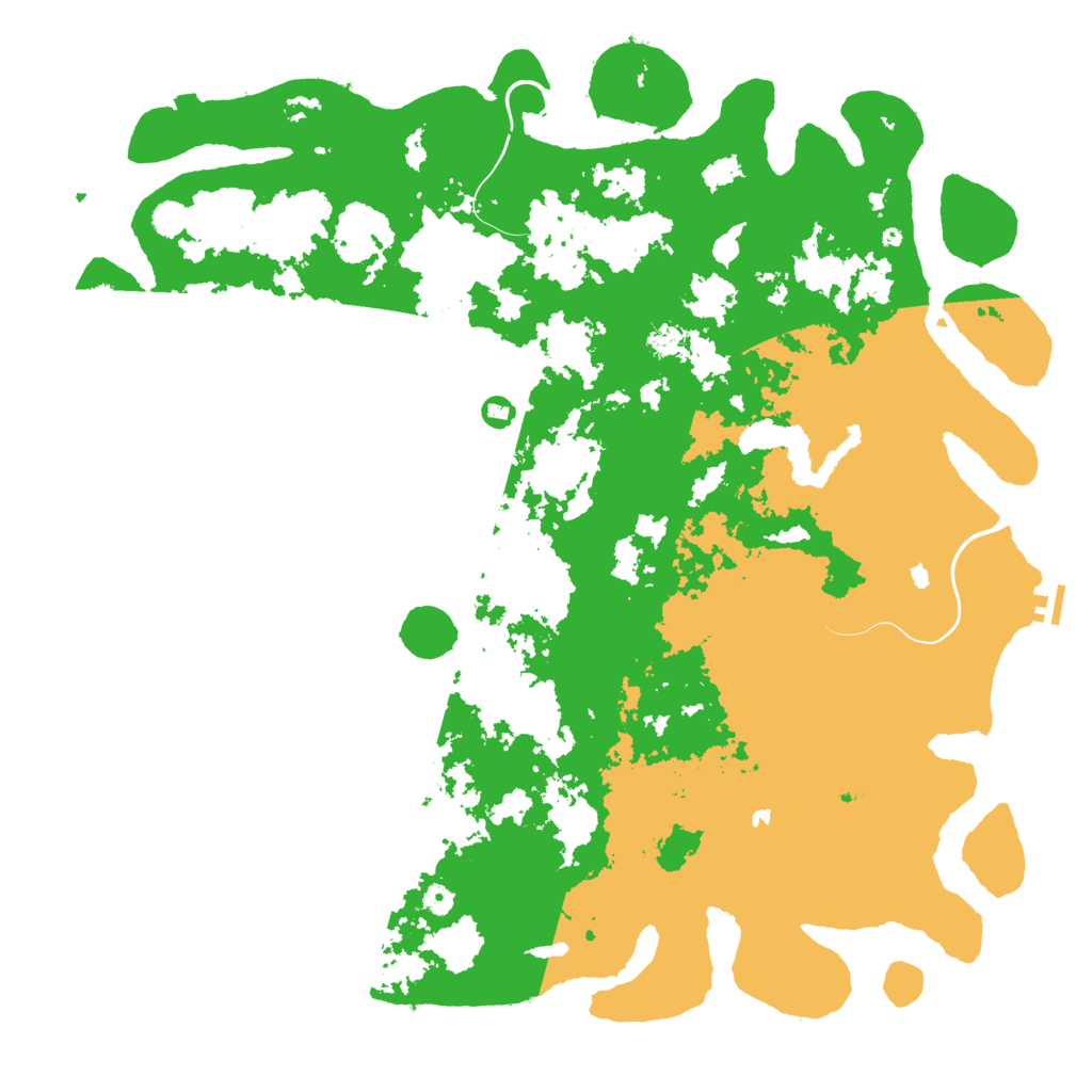 Biome Rust Map: Procedural Map, Size: 5500, Seed: 4000