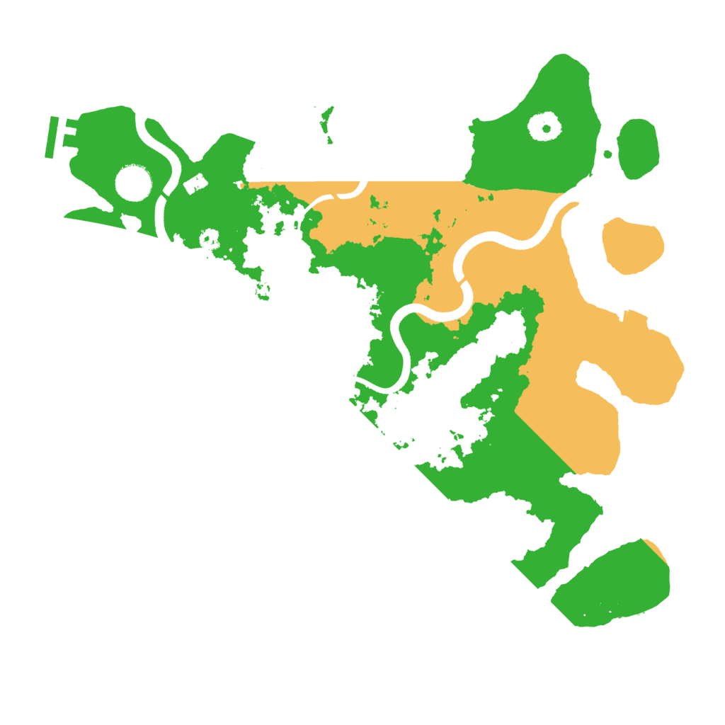 Biome Rust Map: Procedural Map, Size: 3500, Seed: 279786944