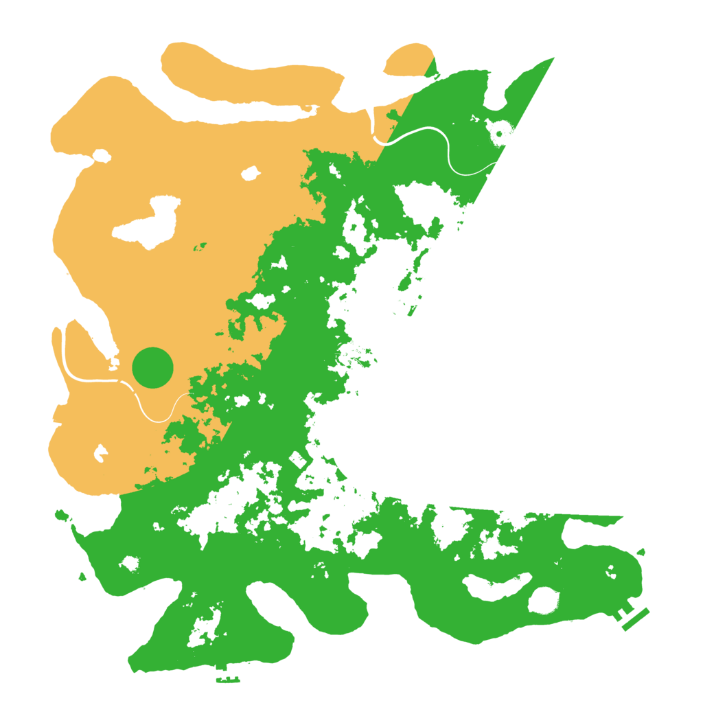 Biome Rust Map: Procedural Map, Size: 4500, Seed: 1732022