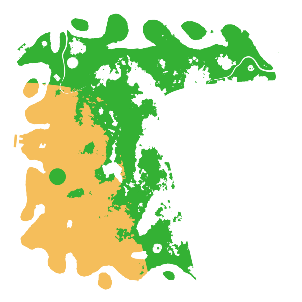 Biome Rust Map: Procedural Map, Size: 4800, Seed: 1487127484