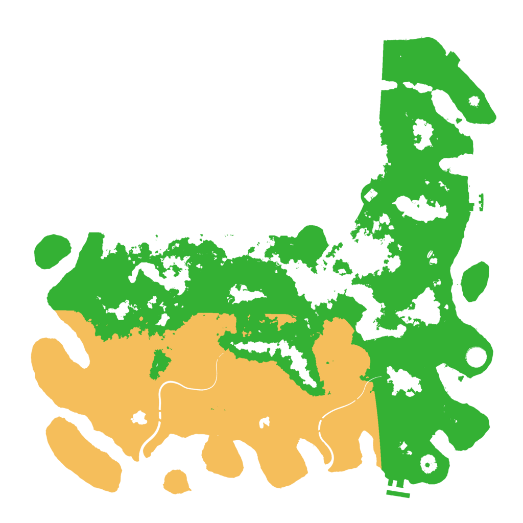 Biome Rust Map: Procedural Map, Size: 4500, Seed: 1531210373