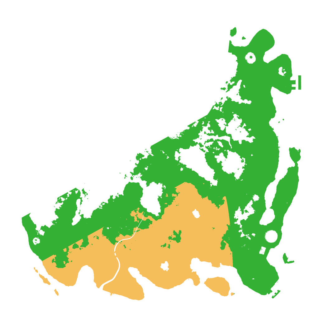 Biome Rust Map: Procedural Map, Size: 4500, Seed: 82377295