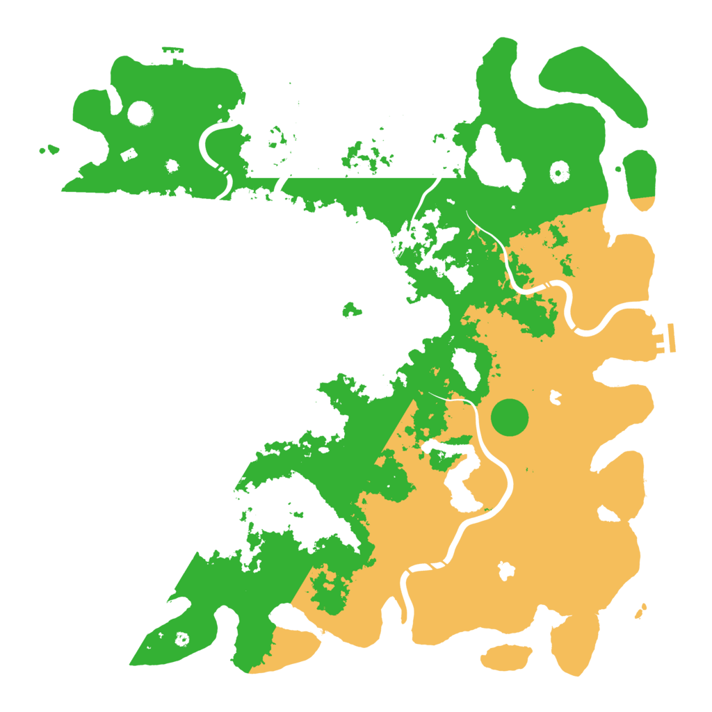 Biome Rust Map: Procedural Map, Size: 5000, Seed: 297595353