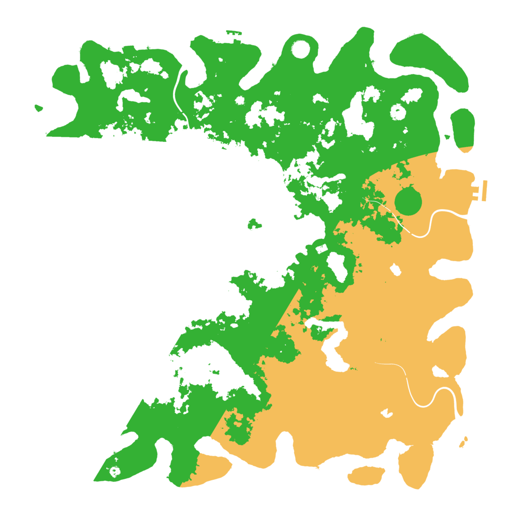 Biome Rust Map: Procedural Map, Size: 5000, Seed: 297595353