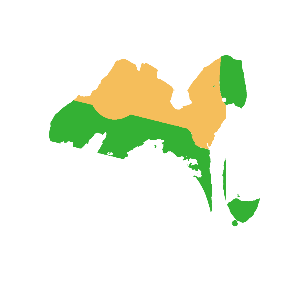 Biome Rust Map: Procedural Map, Size: 2000, Seed: 85720386