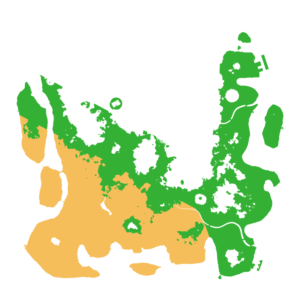 Biome Rust Map: Procedural Map, Size: 4000, Seed: 20241123