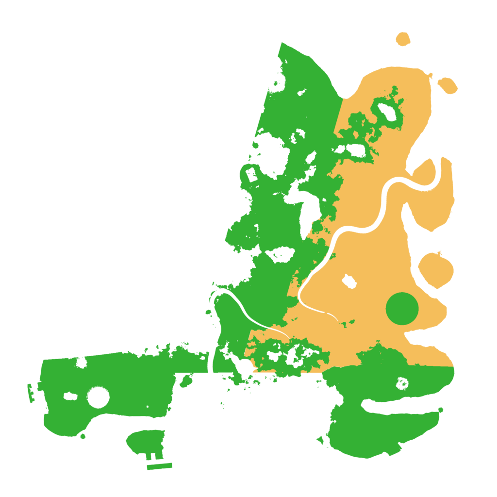 Biome Rust Map: Procedural Map, Size: 4000, Seed: 1833241149