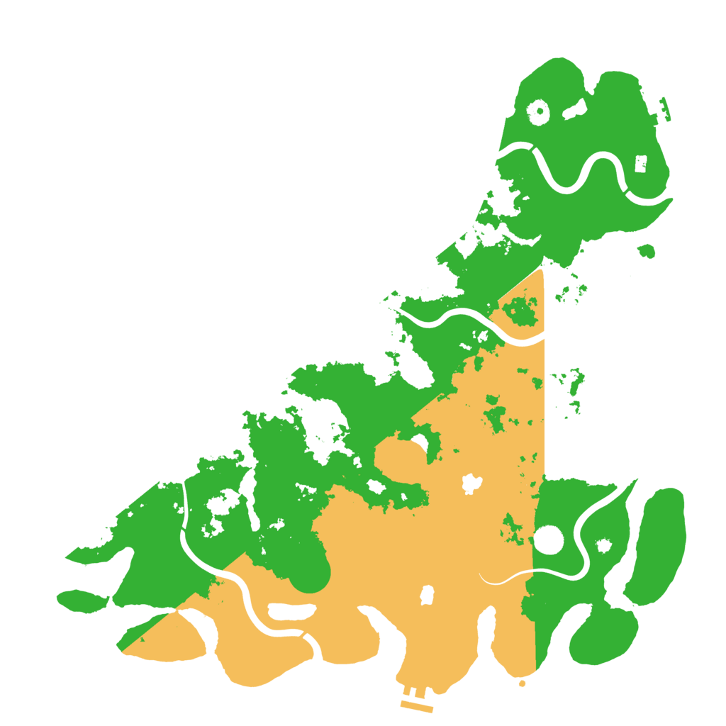 Biome Rust Map: Procedural Map, Size: 4500, Seed: 1486064151