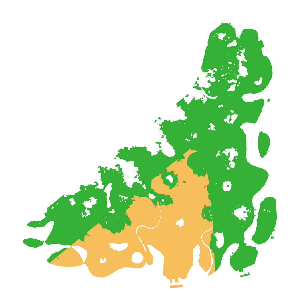 Biome Rust Map: Procedural Map, Size: 4500, Seed: 1486064151