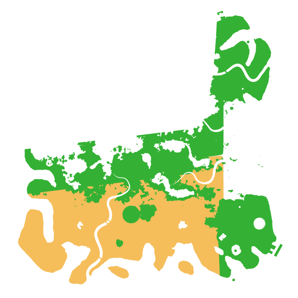 Biome Rust Map: Procedural Map, Size: 4500, Seed: 75762057
