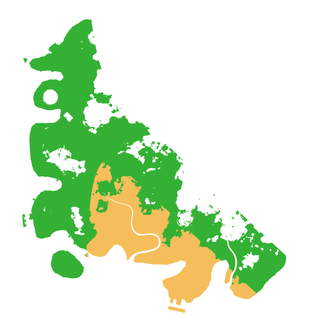 Biome Rust Map: Procedural Map, Size: 3750, Seed: 1004893372