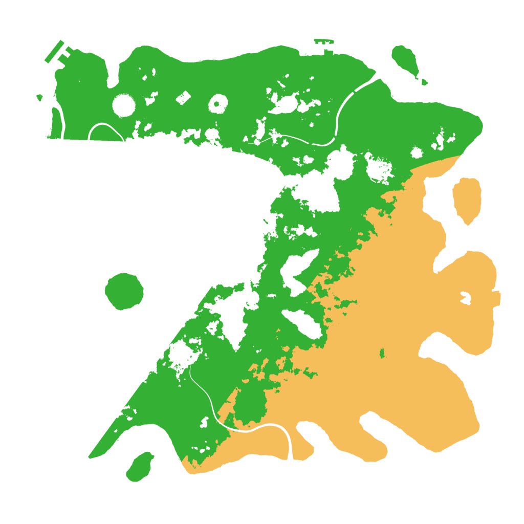 Biome Rust Map: Procedural Map, Size: 4050, Seed: 1657072959