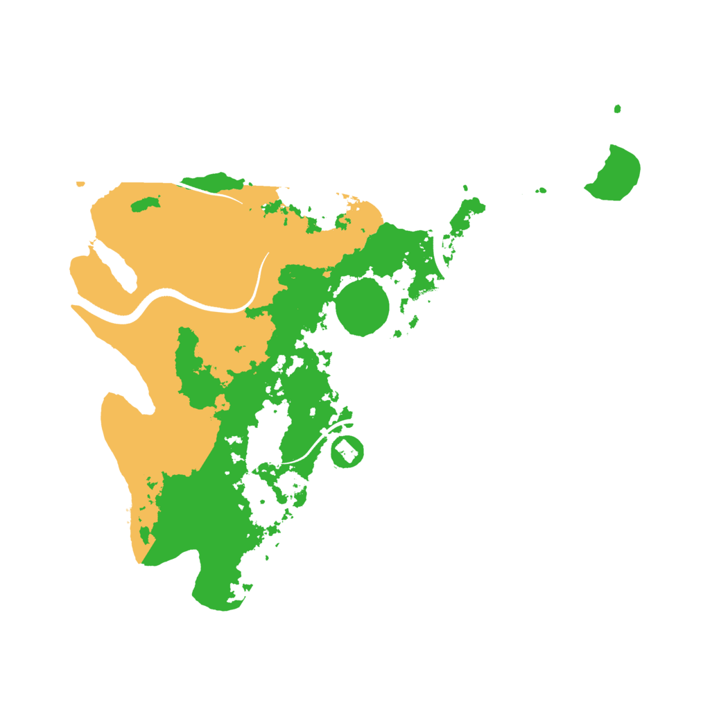 Biome Rust Map: Procedural Map, Size: 3500, Seed: 1429119632