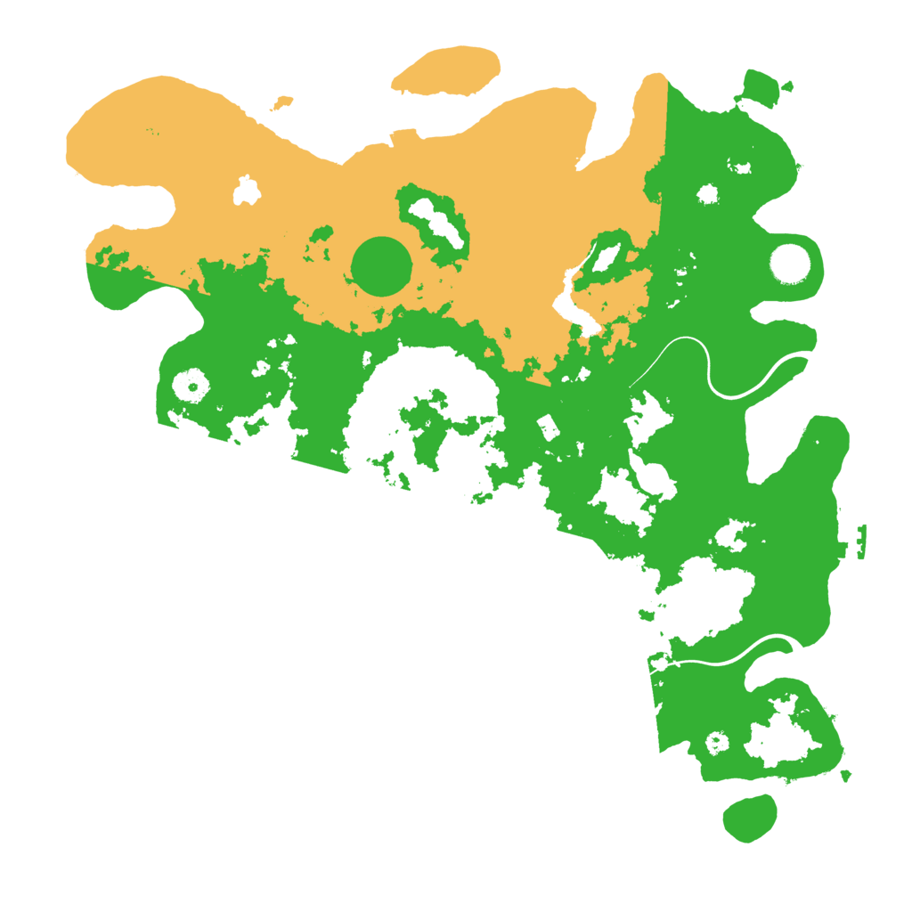 Biome Rust Map: Procedural Map, Size: 4000, Seed: 116278476