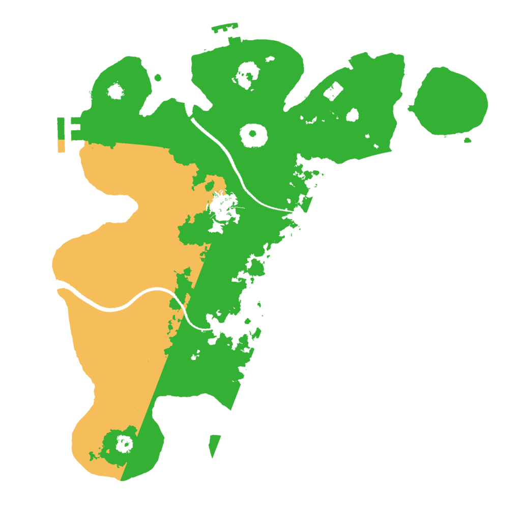 Biome Rust Map: Procedural Map, Size: 3000, Seed: 3230922